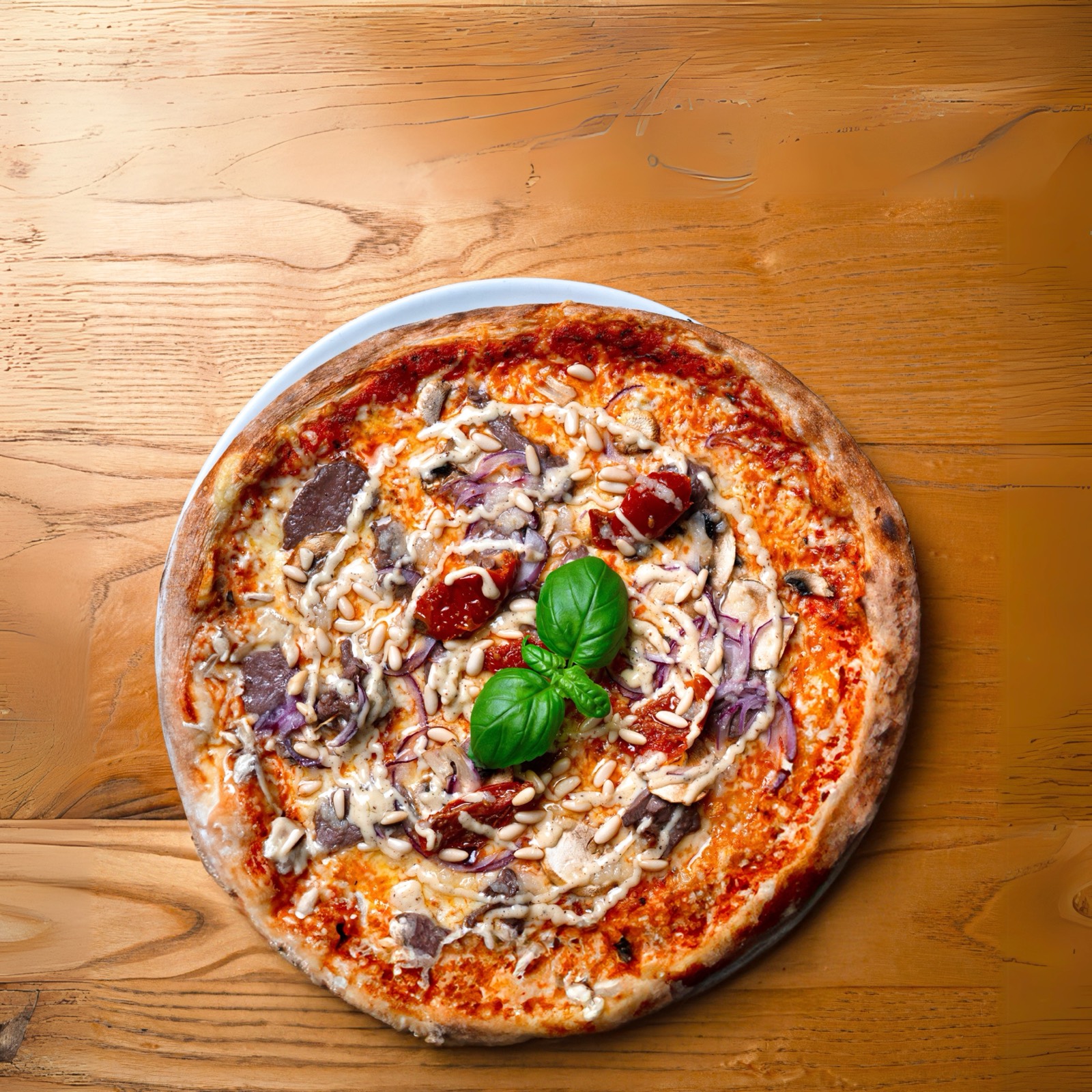 Maträtt från CGs Burgers & Pizzas