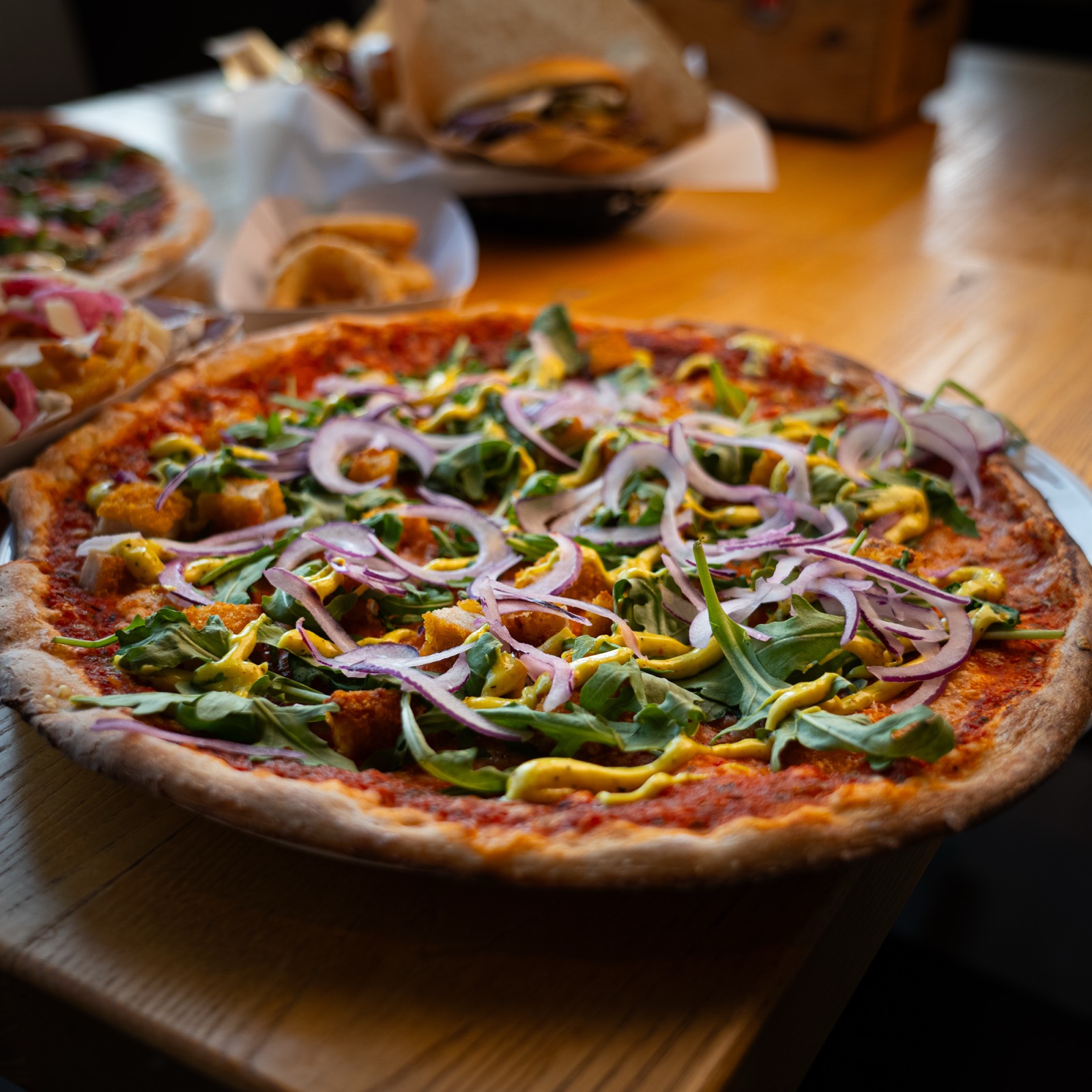 Maträtt från CGs Burgers & Pizzas
